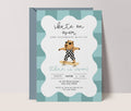 Capybara Skateboarding Invitation - Boys Retro