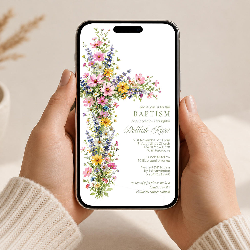 Baptism Phone Invitation