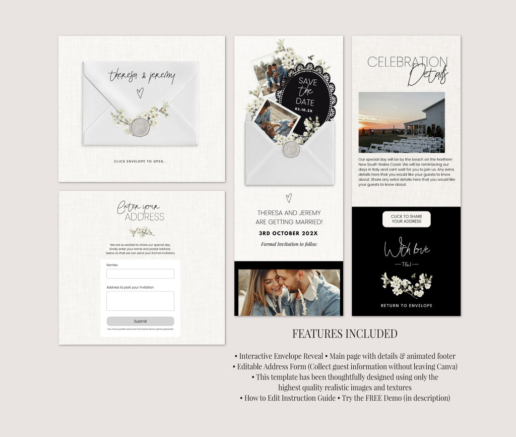 Affection Save the Date Website