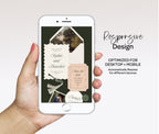 Wedding Website with RSVP - Old Money Green
