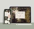 Wedding Website with RSVP - Old Money Green