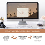 Palm Springs Wedding Website with RSVP
