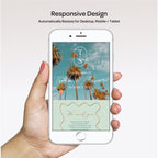 Palm Springs Wedding Website with RSVP