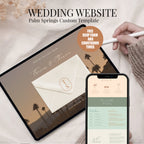 Palm Springs Wedding Website with RSVP