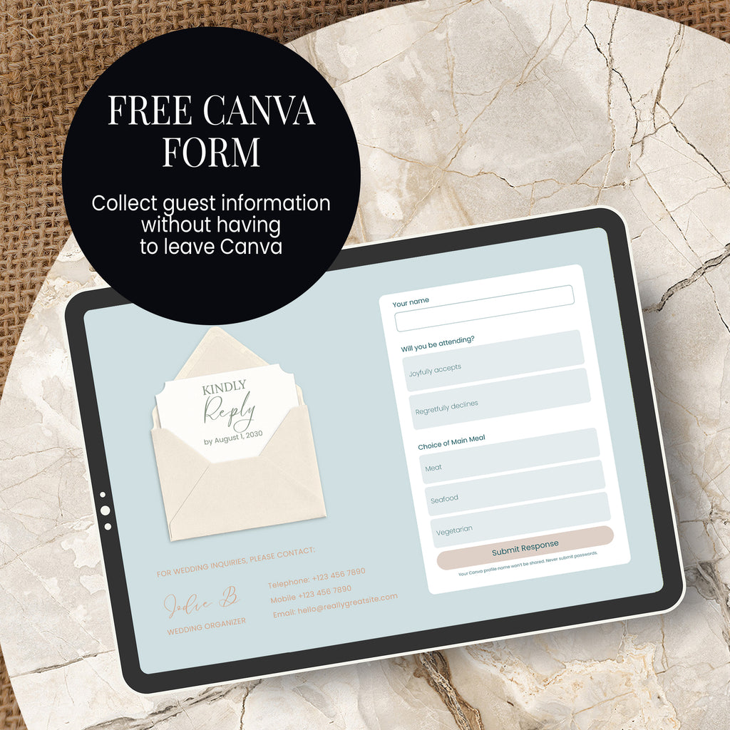 Palm Springs Wedding Website with RSVP