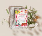 La Dolce 40th Birthday Invitation: Italian Watercolor Illustrated Invite