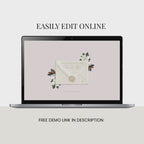 Magnolia Floral Wedding Website with RSVP