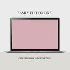 Whimsical Wedding Website with RSVP : Pink + Red