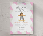 Capybara Skateboarding Invitation - Girls Retro