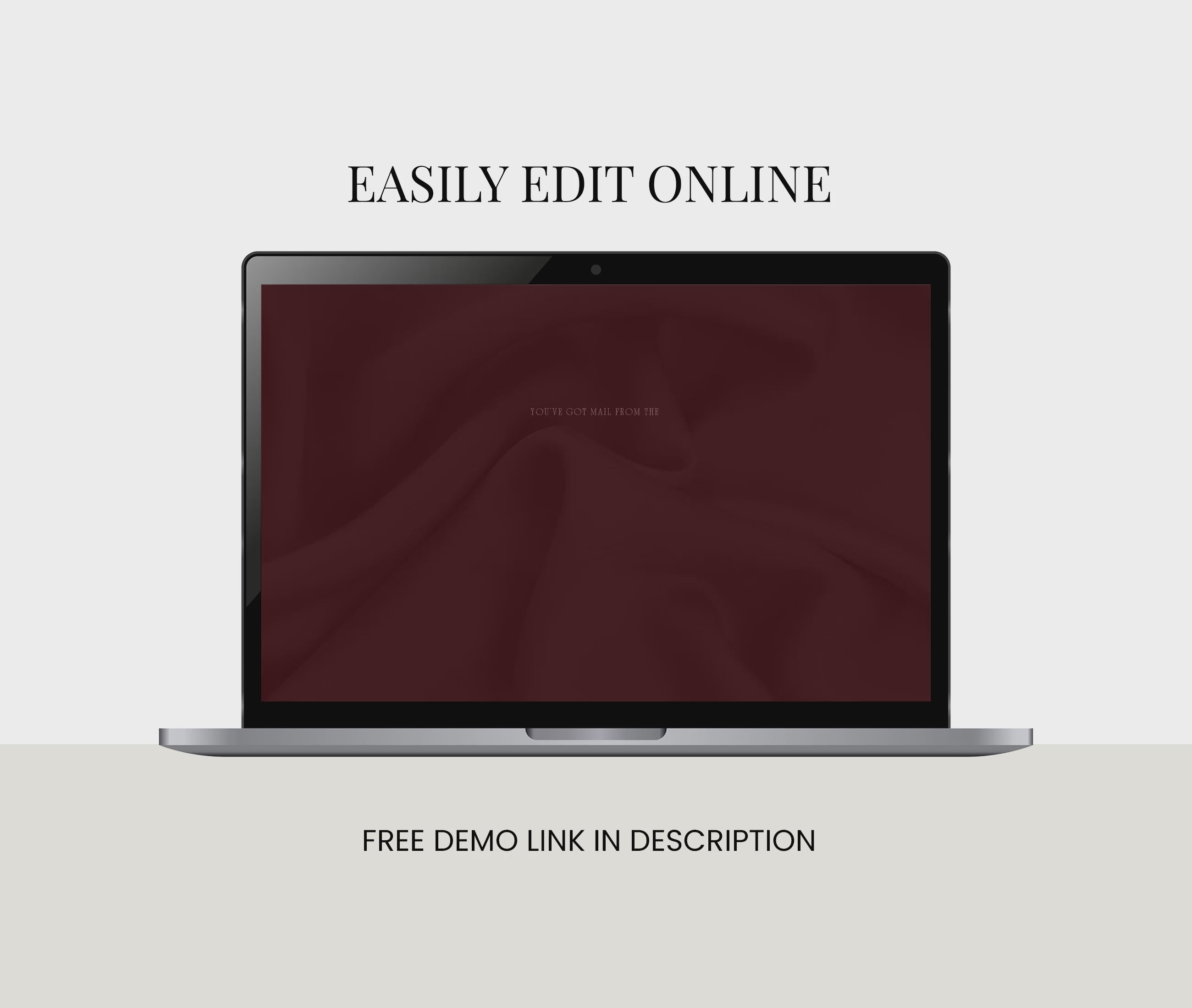 Wedding Website with RSVP - Burgundy