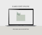 Greenery Wedding Website with RSVP