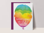 Rainbow Paints Birthday Invitation