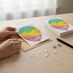 Rainbow Paints Birthday Invitation