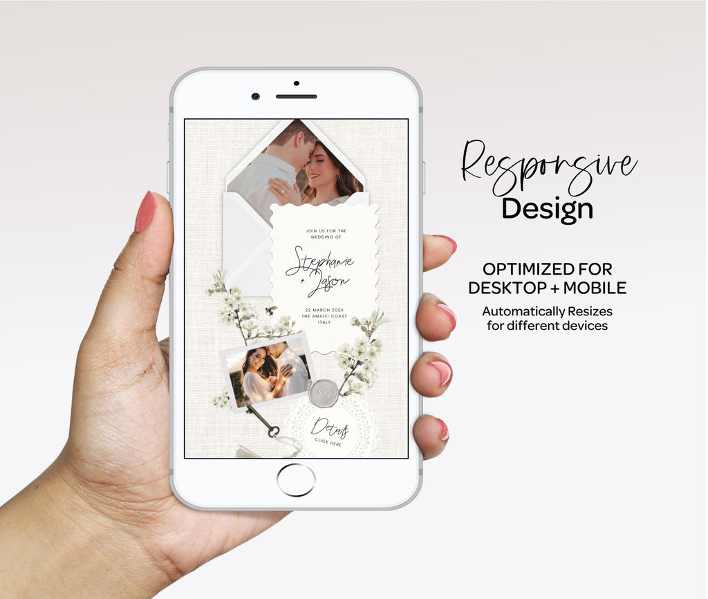 Wedding Website with RSVP - Affection