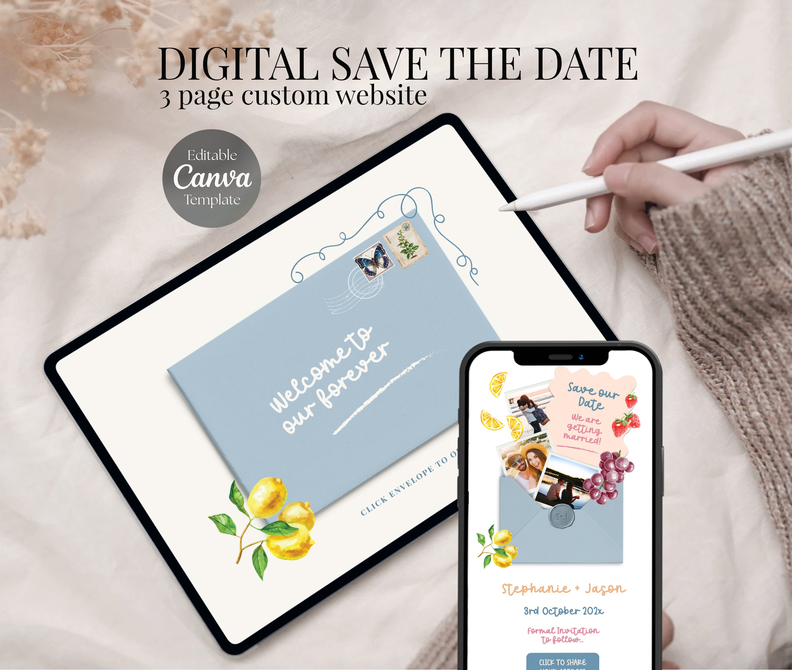 White Lotus Digital Save the Date