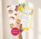 Summer Soiree Engagement Invitations - Illustrated Whimsical Summer